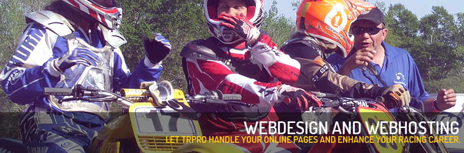 Let TRPro handle your online pages and enhance your racing career.